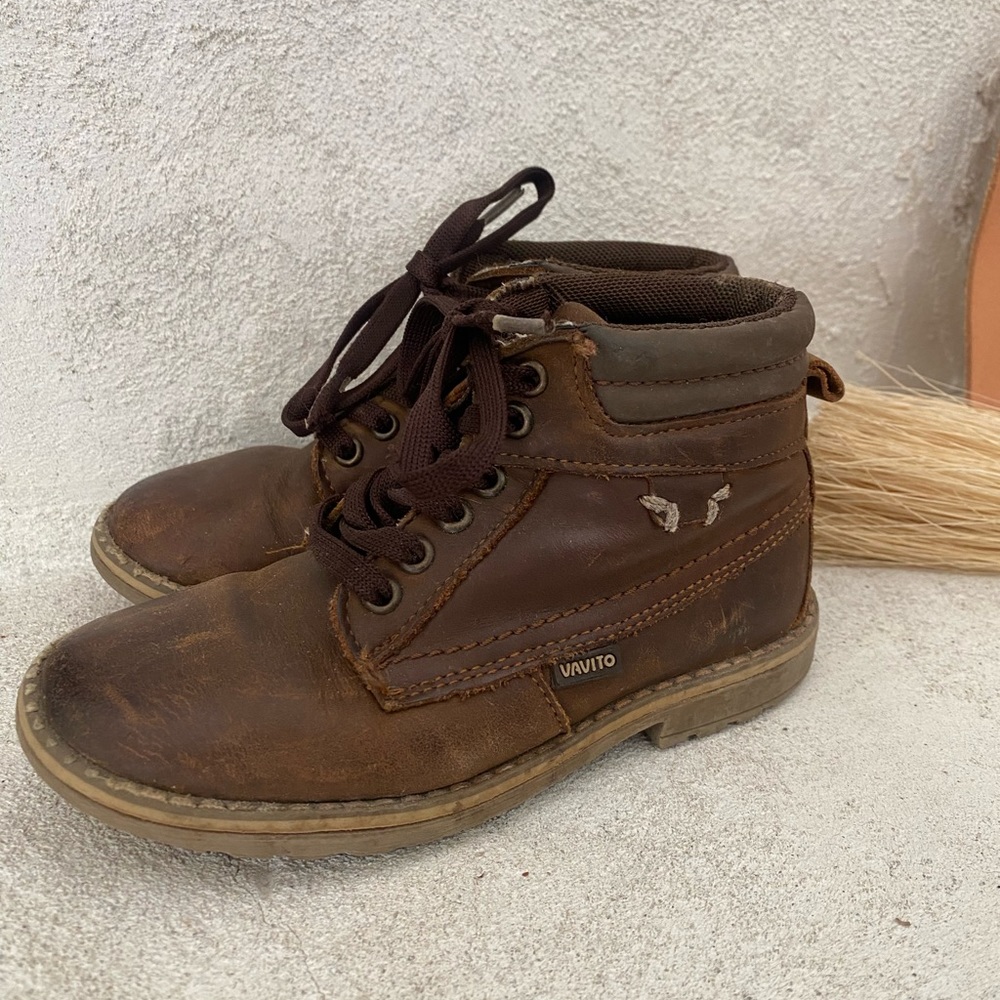 Vavito Toddler Brown Boots | Made in Mexico